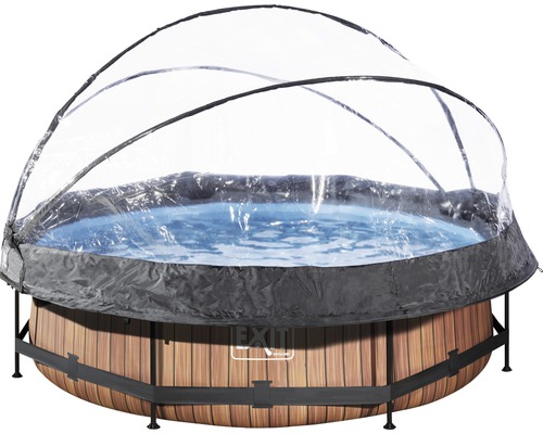 exit frame pool o 300 cm inkl abdeckung holz jetzt kaufen bei hornbach osterreich