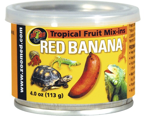 Reptilienfutter ZOO MED Tropical Fruit Mix-ins Red Banana 95 g-0