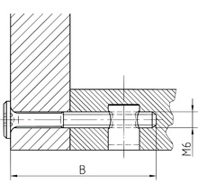 Innensechskantschraube Zylinderkopf Innensechskant (SW) Teilgewinde 6 x 25 mm (SW4) Stahl galvanisch verzinkt 100 Stück-thumb-1