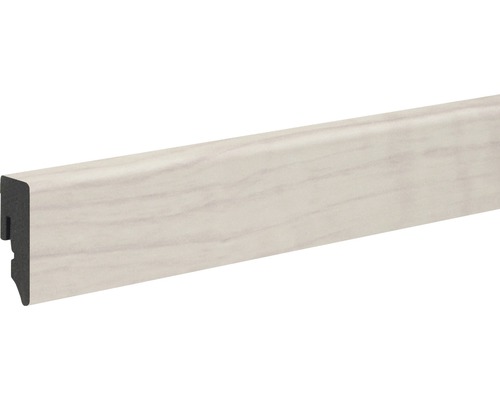 Sockelleiste KU048L 15x39x2400 mm PVC Riffeleiche sägerau
