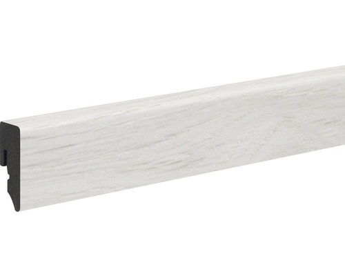 Sockelleiste KU048L 15x39x2400 mm PVC Steamed White Oak