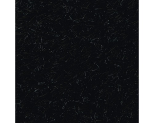 Kunstrasen Zakura mit Drainagelöchern schwarz 200 cm breit (Meterware)