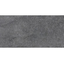Feinsteinzeug Bodenfliese Udine 30,0x60,0 cm schwarz matt rektifiziert-thumb-0