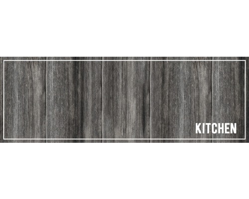 Schmutzfangläufer Cook&Wash Kitchen wood anthrazit 50x150 cm-0