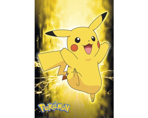 Poster Pokemon Pikachu neon 61x91,5 cm