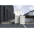 Mülltonnenbox HIDE Kunststoff 60,4x63,4x115,2 cm grau