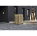 Mülltonnenbox HIDE Holz 60,4x63,4x115,2 cm natur