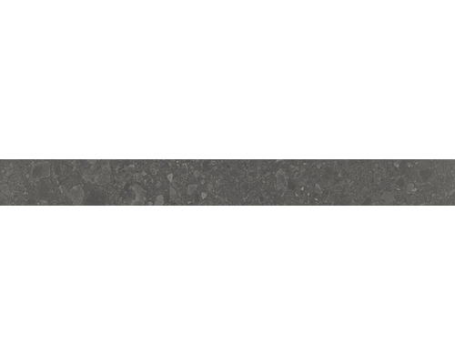 Feinsteinzeug Sockelfliese Donau 6,0x60,0 cm graphit