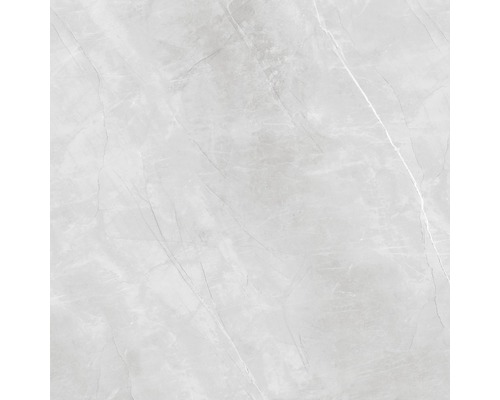 Feinsteinzeug Bodenfliese Armani 120,0x120,0 cm grau glänzend rektifiziert