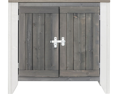 Outdoorküche Typ 561 Sideboard inkl. 2 Türen 80x40x73 cm hellgrau-creme