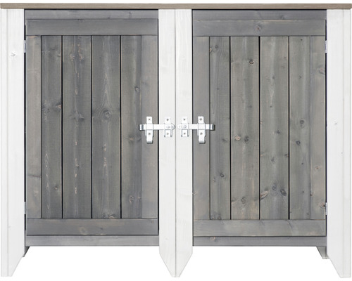 Outdoorküche Typ 561 Sideboard inkl. 2 Türen 115x60x88 cm hellgrau-creme