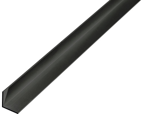 Winkelprofil Alu eloxiert 20x20x1 mm, 2 m schwarz