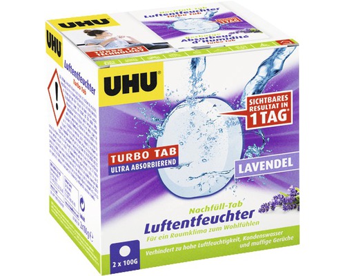 UHU airmax Nachfülltabs für Ambiance lavendel 2x 100 g