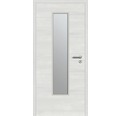 Innentüre DONAU Soft Plus stumpf grigio quer inkl. Lichtausschnitt (ohne Glas) 92,2x201,6 cm links