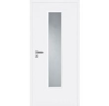Innentüre DONAU Soft Plus stumpf weiß inkl. Lichtausschnitt (ohne Glas) 87,2x201,6 cm rechts-thumb-1