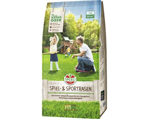Rasensamen Sperli Spiel- & Sportrasen RSM 2.3 1 kg / 50 m²-0