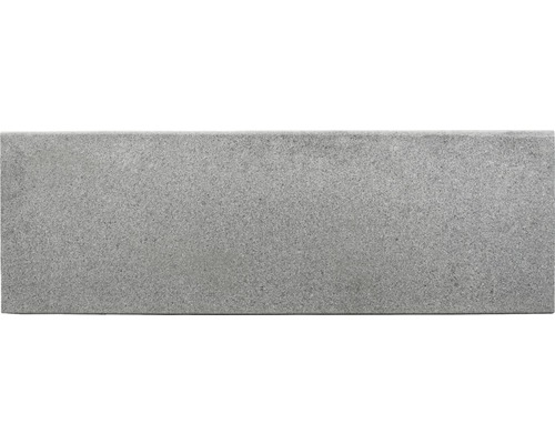 FLAIRSTONE Poolumrandung Phönix grau gerade 115 x 35 cm 1 Längsseite gerundet