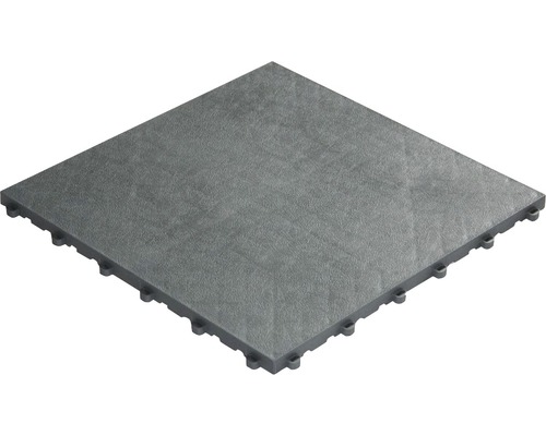 Kunststofffliese florco floor 40x40cm 6 Stk., grau