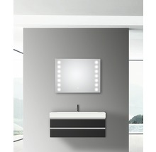LED Badspiegel DSK Silver Hollywood eckig 80x60 cm-thumb-6