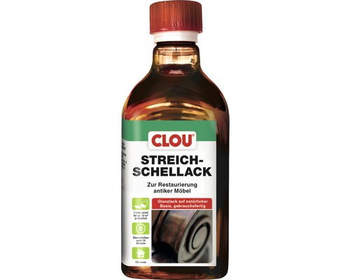 CLOU Streich- Schellack natur farblos 250 ml