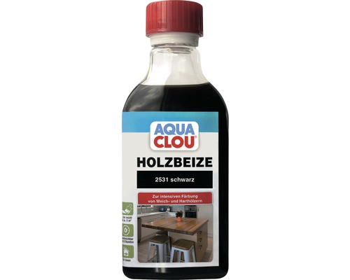 AQUA CLOU Holzbeize schwarz 250 ml