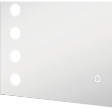 LED Badspiegel DSK Silver Hollywood eckig 80x60 cm-thumb-10