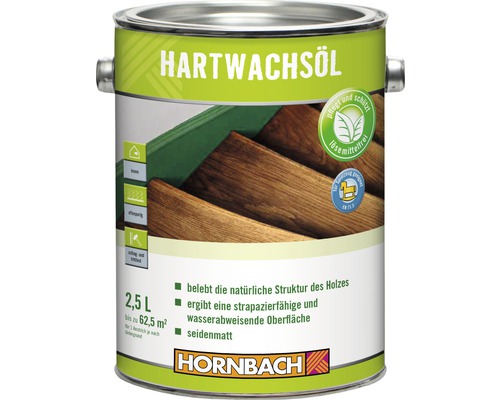 HORNBACH Hartwachsöl farblos 2.5 l