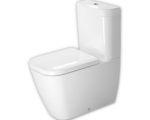 Standtiefspülklosett für WC-Kombination Duravit Happy D.2 ohne WC-Sitz und Spülkasten
