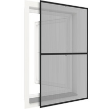 Insektenschutz home protect Rahmenfenster XL Aluminium anthrazit 150x210 cm-thumb-0
