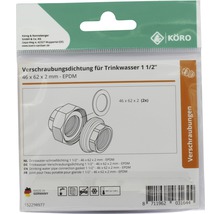 EPDM-Ring Köro 46x62x2 mm 70 Sh.A für Verschraubung 1 1/2"-thumb-1