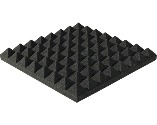 Akustikschaumstoff Akupur Pyramidenschaumstoff Platte 40x40x5 cm