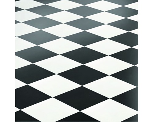 PVC-Boden Lord schwarz-weiß 200 cm breit (Meterware)