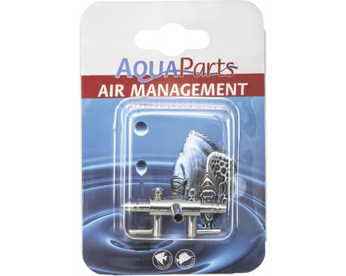 Luftverteiler 2 Wege AquaParts metall