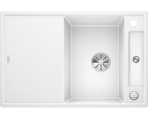 Küchenspüle Blanco Axia III 45 S weiß inkl. Holzschneidbrett