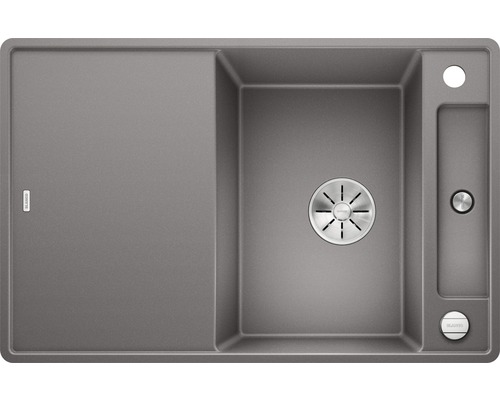 Küchenspüle Blanco Axia III 45 S-F alumetallic flächenbündig inkl. Holzschneidbrett