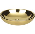 Aufsatzwaschbecken Dias oval 50x38 cm gold