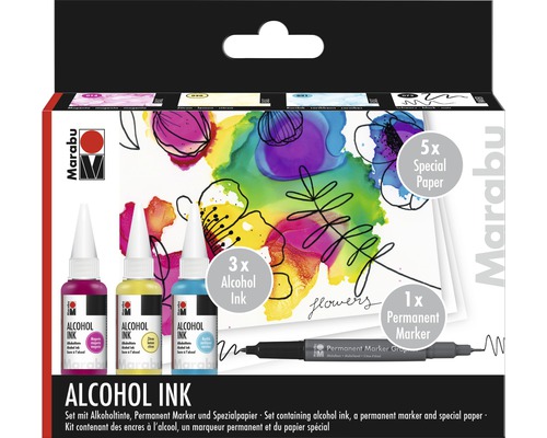 Marabu Alcohol Ink-Set FLOWERS-0