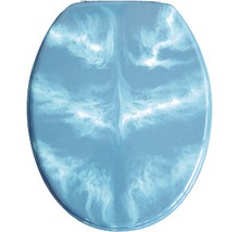 WC-Sitz Adob Eleganza Marmor blau-thumb-1