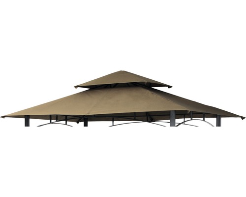 Ersatzteil Pavillondach für Grillpavillon 240 x 150 x 245 cm Polyester beige