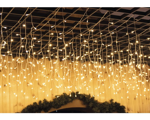 Lichtervorhang Lafiora 300 x 150 cm 800 LEDs Lichtfarbe warmweiß inkl. Timer, Dimmer