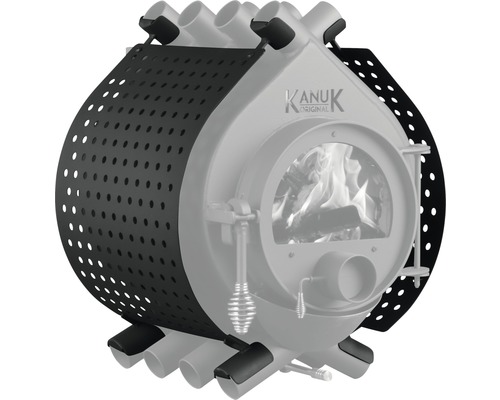 Seitenverkleidung Kanuk Spot gelocht für Kanuk® Original 7 kW & 9,5 kW schwarz
