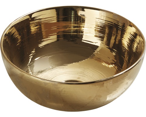 Aufsatzwaschbecken Vereg Osiris rund 35,8x35,8 cm gold