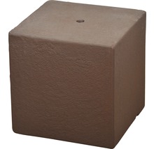 Gartenbrunnen-Sockel Cube 31 x 31 x 31 cm rostfarben-thumb-0