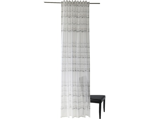 Vorhang mit Band Jolina weiß 140x245 cm-0