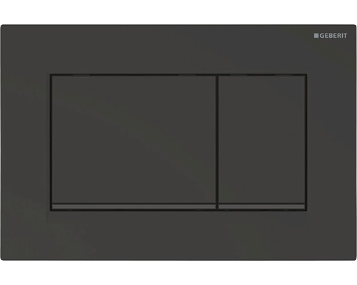 Betätigungsplatte Geberit Sigma 30 2-Mengentechnik schwarz matt lackiert