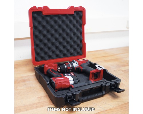 Werkzeugkoffer Einhell E-Box S35 unbestückt, rot/schwarz