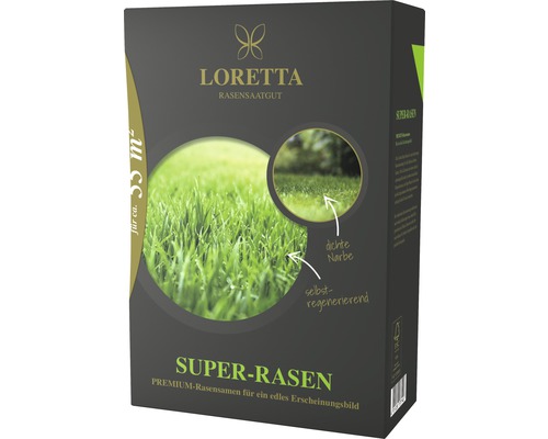 Rasensamen Loretta Super-Rasen 1,1 kg / 55 m²