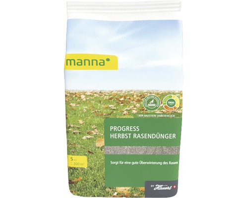 Herbst-Rasendünger Manna Progress 5 kg / 200 m²