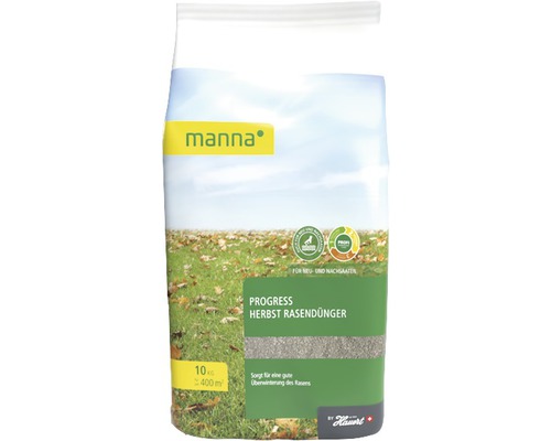 Herbst-Rasendünger Manna Progress 10 kg / 400 m²