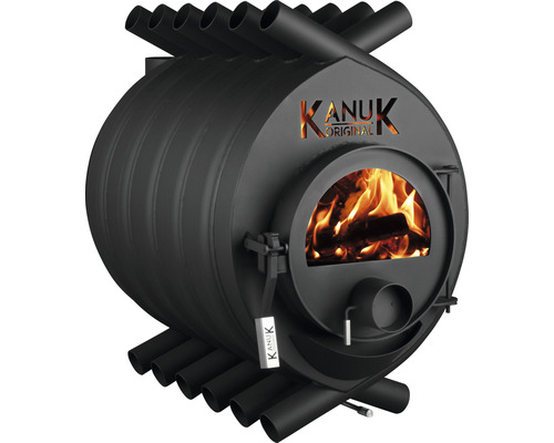 Warmluftofen Kanuk® Original Stahl schwarz 26 kW